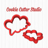 Floral Heart Cookie Cutter, Valentine Cookie Cutter