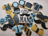 Little Man Plaque Cookie Cutter, Little Gentleman Cookie Cutters, Little Man Cookie Cutters