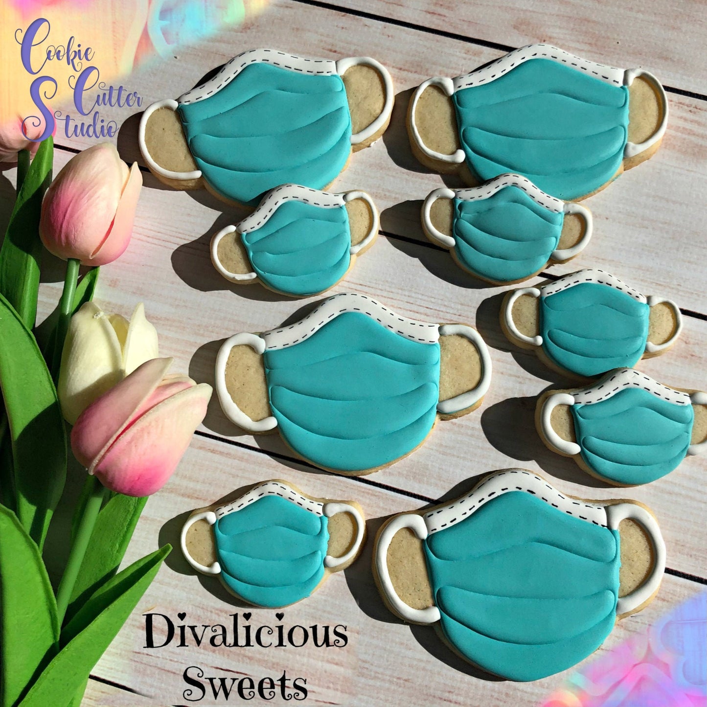 Face Mask Cookie Cutter, Medical Cookie Cutter