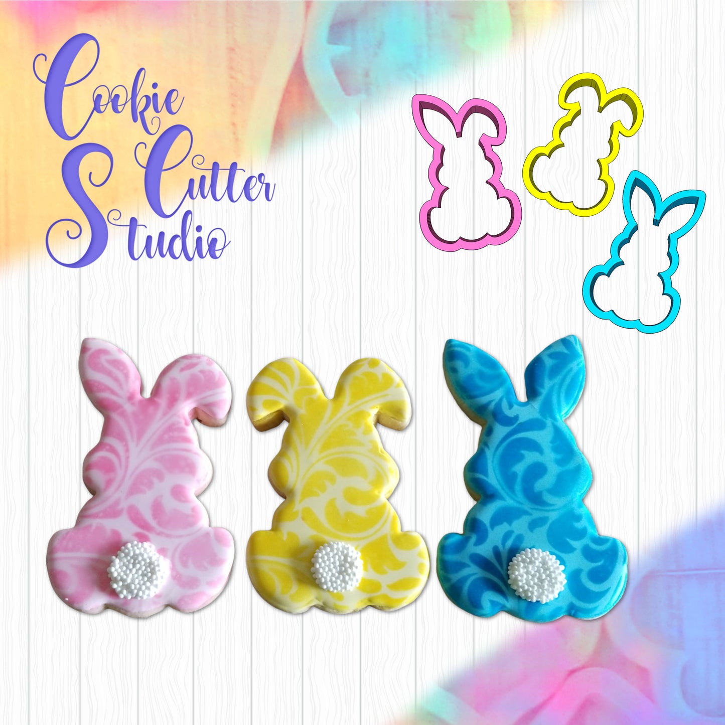 Easter Bunny Cookie Cutter Set, Easter Cookie Cutters
