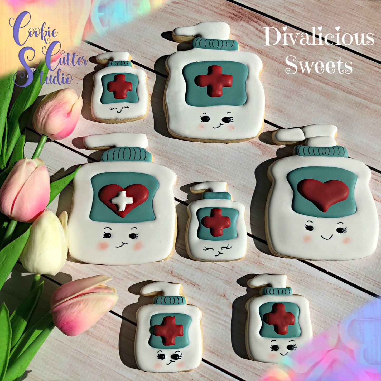 Hand Sanitizer Cookie Cutter