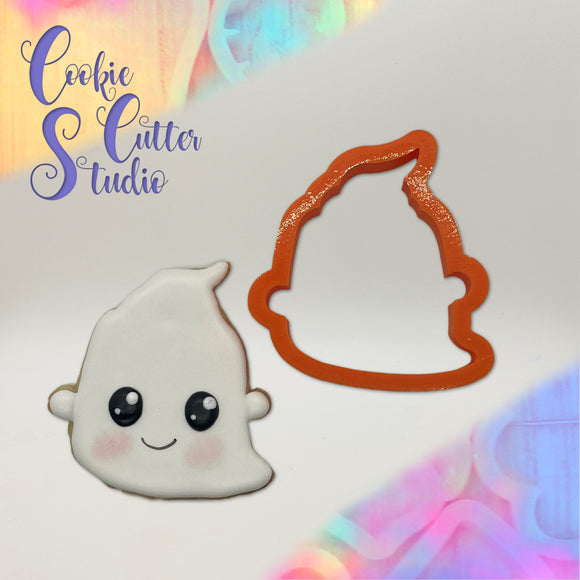 Chubby Ghost Cookie Cutter, Halloween Cookie Cutter