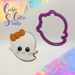 Girl Ghost Cookie Cutter, Halloween Cookie Cutter