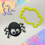 Spider Web & Spider Cookie Cutter Set, Halloween Cookie Cutter