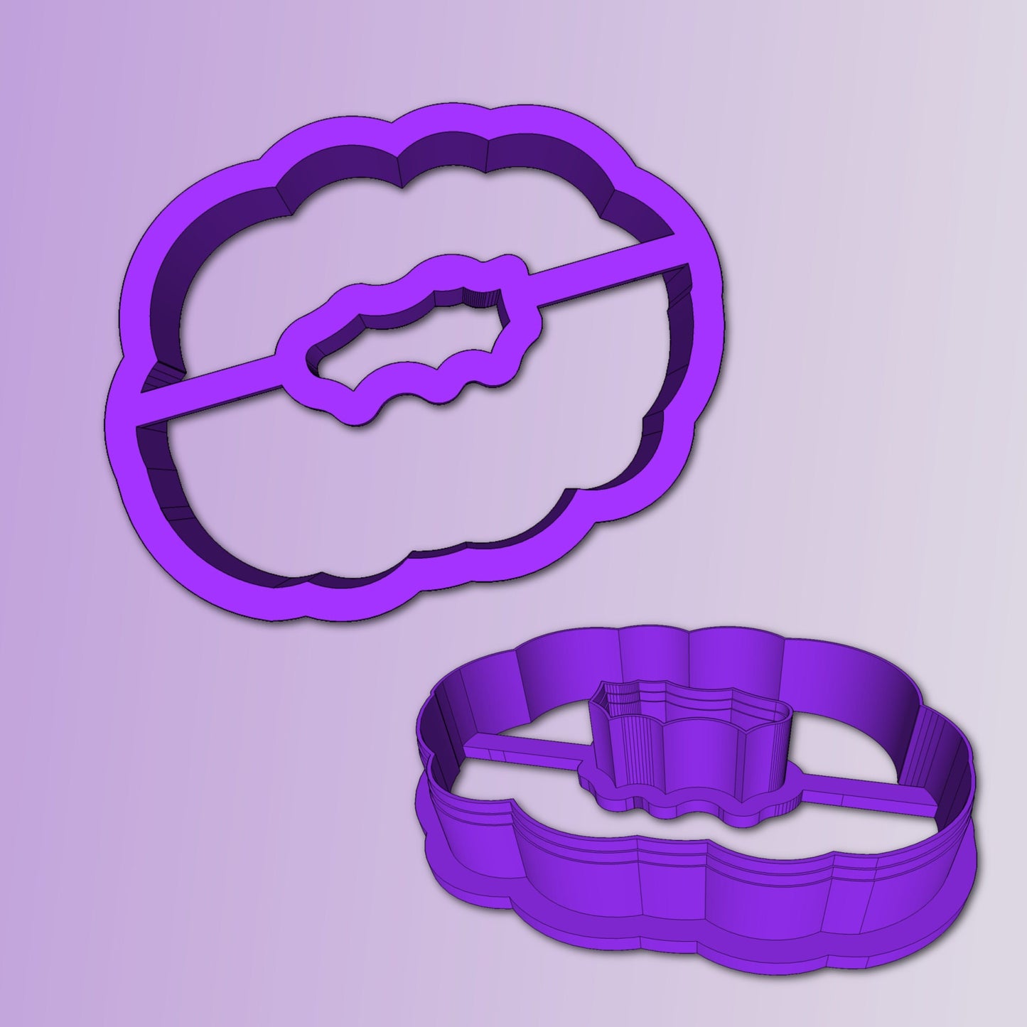 King Cake Cookie Cutter, Mardi Gra Cookie Cutters