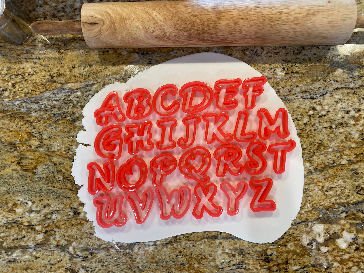 Mini Alphabet Cookie Cutters, Alphabet Cookie Cutters