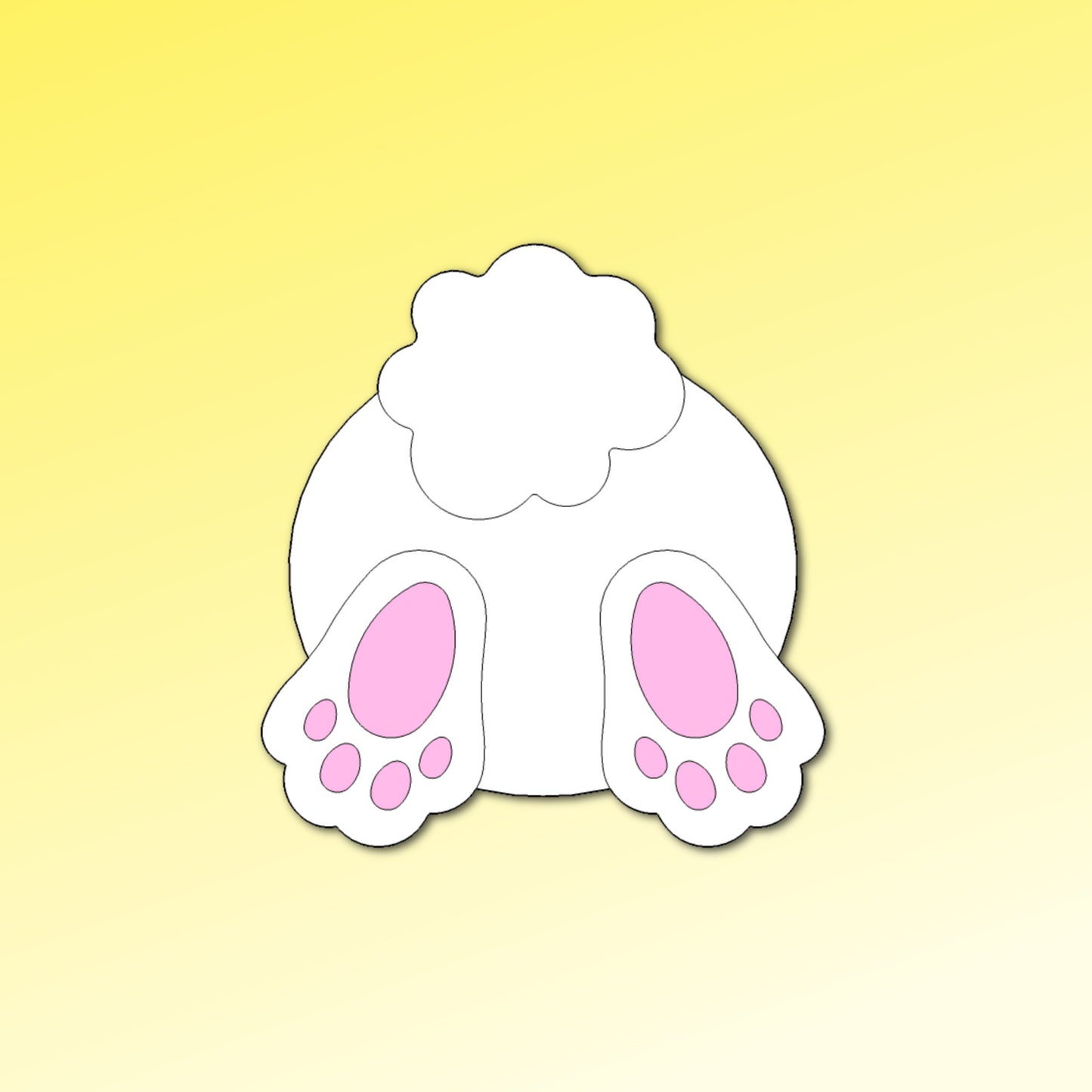 Bunny Butt Cookie Cutter Set