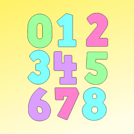 Number Cookie Cutter Set