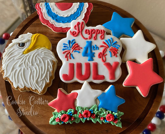 Happy 4th of July Cookie Cutter