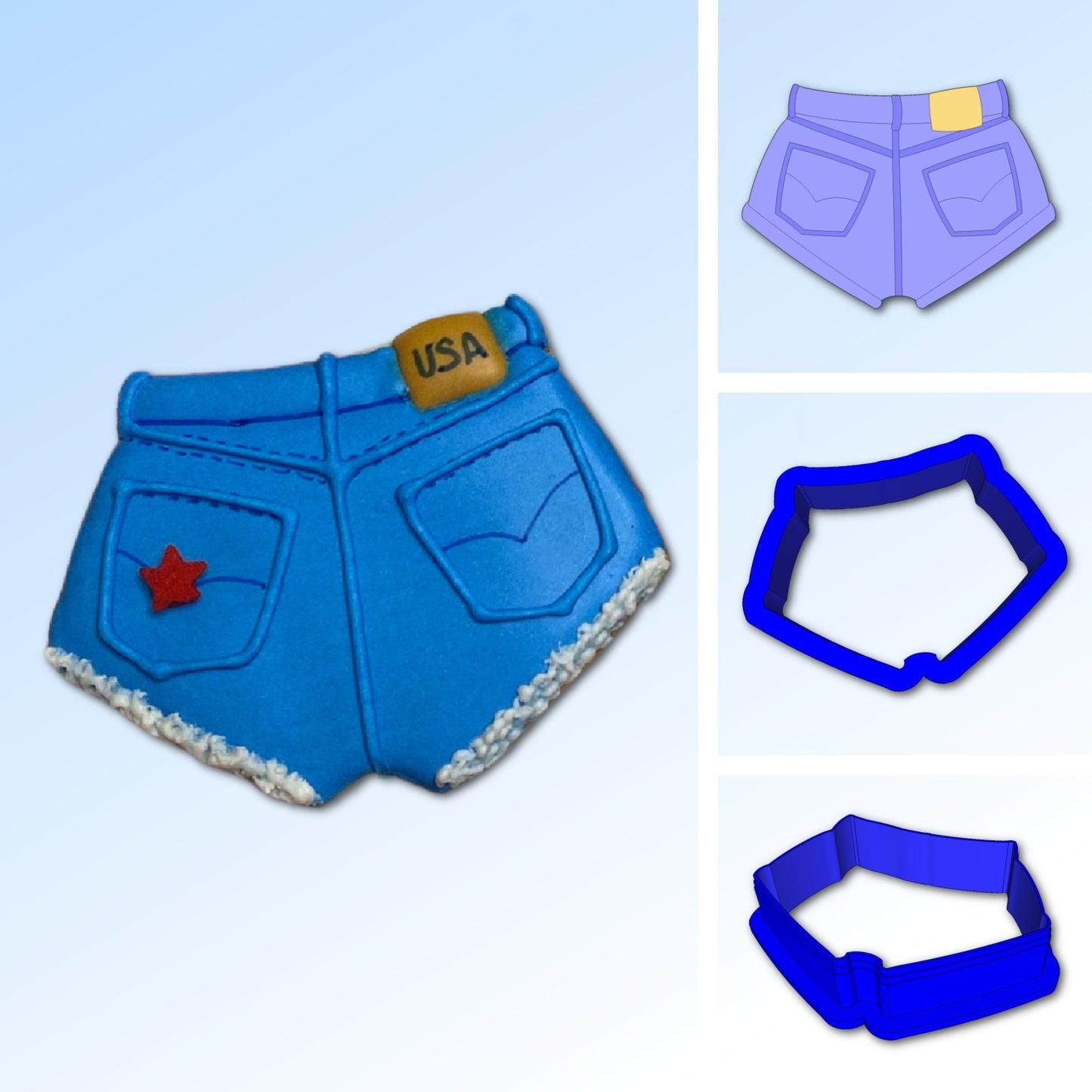 Short Shorts Cookie Cutter