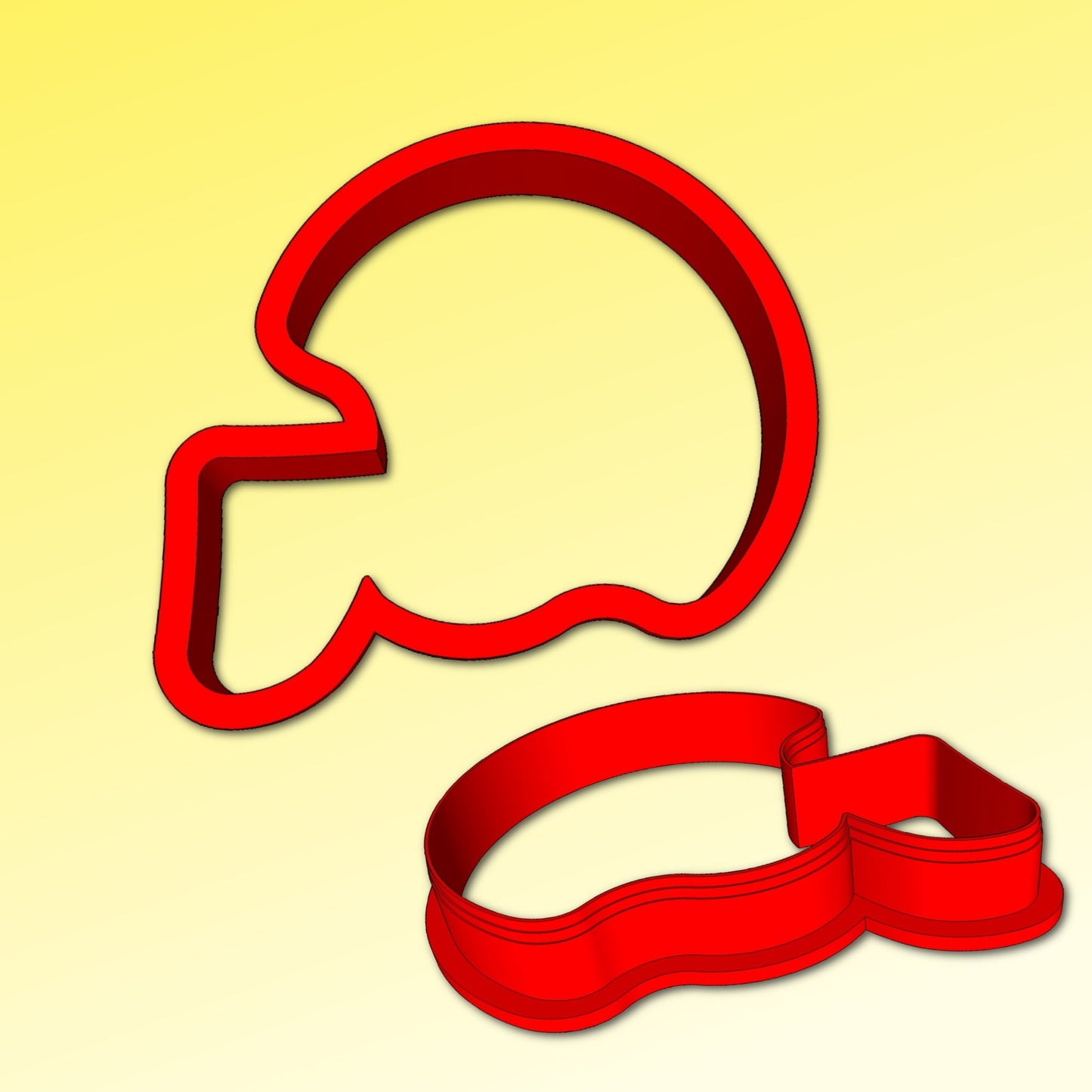 Football Helmet Cookie Cutter