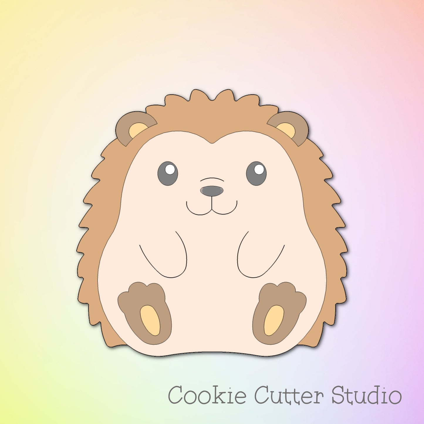 Hedgehog Cookie Cutter, Woodland Animal Cookie Cutters