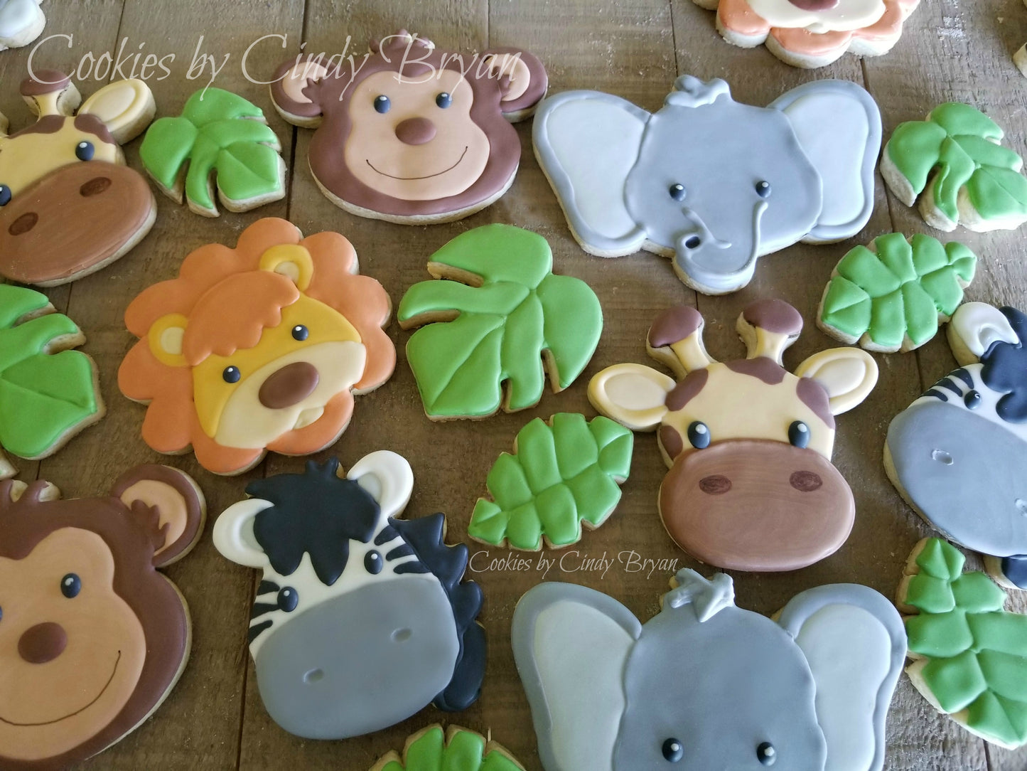 Safari Animal Cookie Cutter Set – Elephant, Giraffe, Lion, Monkey, Zebra – Large Jungle Theme Baking Tools for Kids’ Parties and Events